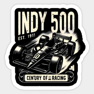 indy 500 competition Sticker